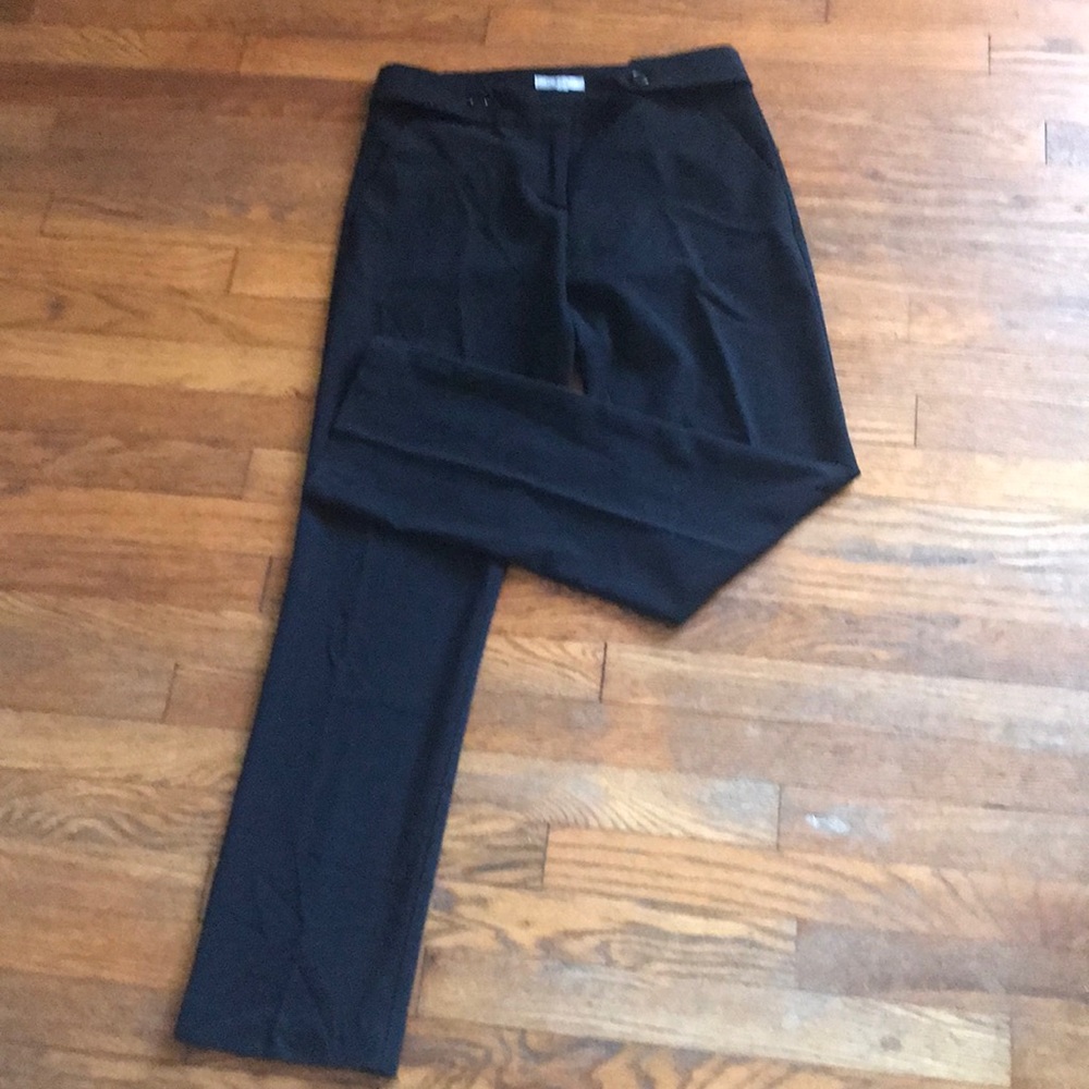 Liquid black dress pants